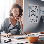 Girl making money online